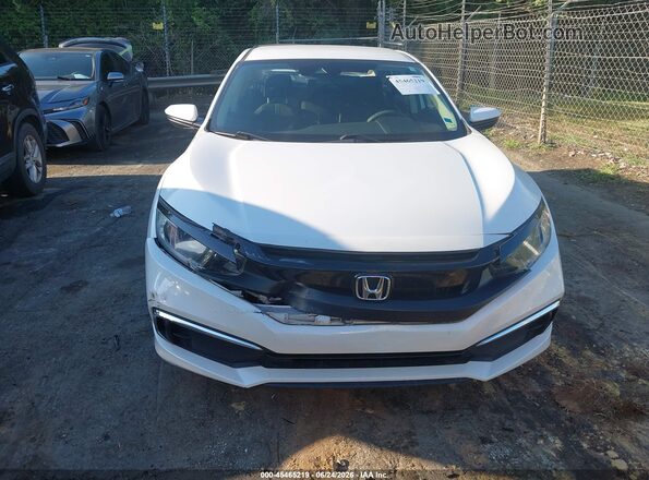 2HGFC2F61MH514371 2021 HONDA CIVIC White Vista del cuadro de instrumentos