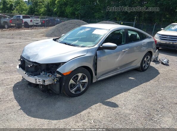 2HGFC2F61MH520378 2021 HONDA CIVIC Silver Front left