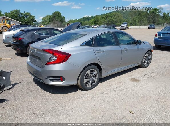 2HGFC2F61MH520378 2021 HONDA CIVIC Silver Rear right