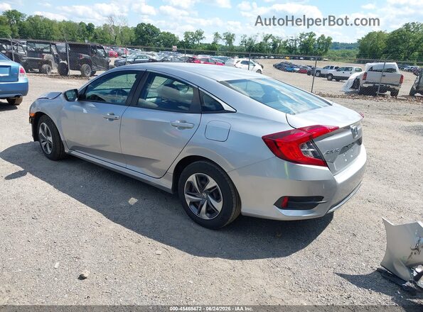 2HGFC2F61MH520378 2021 HONDA CIVIC Silver Rear left