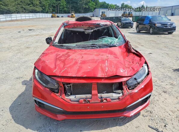 2HGFC2F61MH534927 2021 HONDA CIVIC Red Widok z przodu
