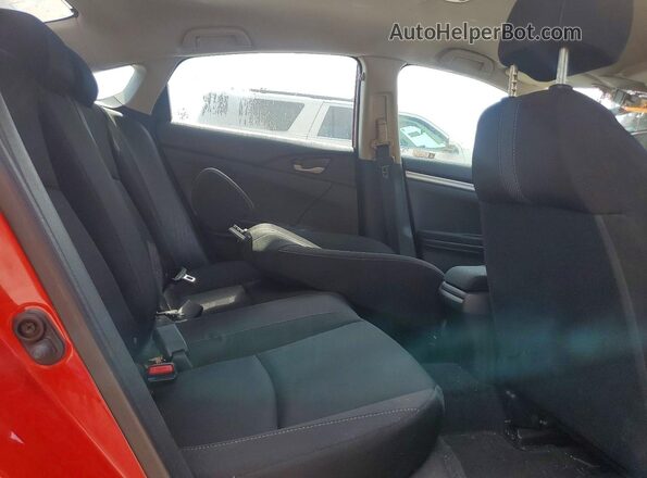 2HGFC2F61MH534927 2021 HONDA CIVIC Red Widok tylnych siedzeń