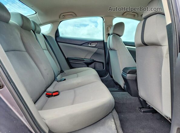 2HGFC2F61MH546429 2021 HONDA CIVIC Gray Vista de los asientos traseros