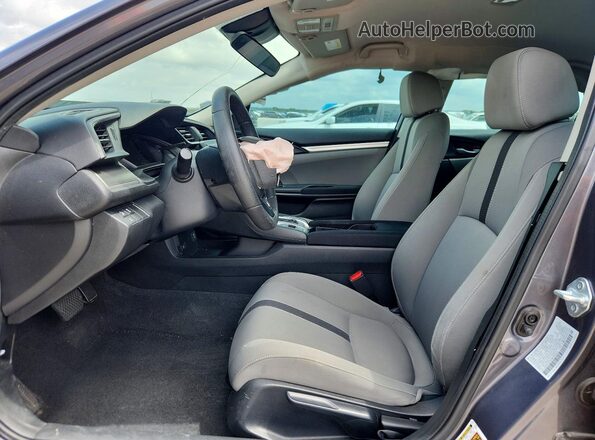 2HGFC2F61MH546429 2021 HONDA CIVIC Gray Vista interior delantera