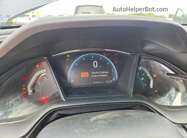 2HGFC2F61MH546429 2021 HONDA CIVIC Gray Vista del cuadro de instrumentos