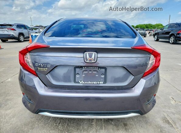 2HGFC2F61MH546429 2021 HONDA CIVIC Gray Vista trasera