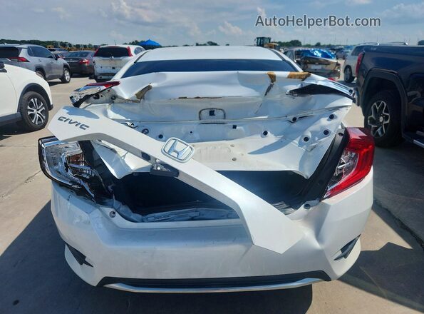 2HGFC2F61MH546902 2021 HONDA CIVIC White უკანა ხედი