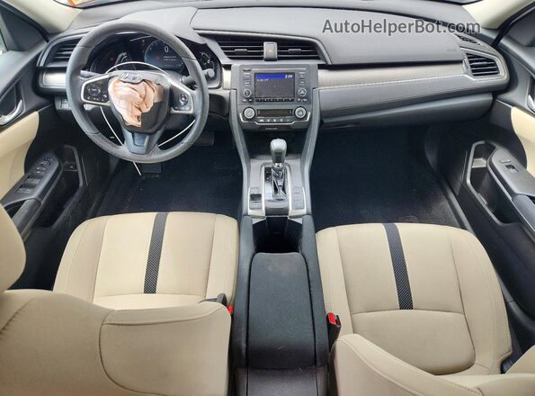 2HGFC2F61MH559519 2021 HONDA CIVIC White Առջևի վահանակի տեսք