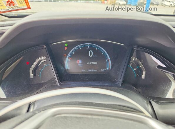 2HGFC2F61MH559519 2021 HONDA CIVIC White Սարքավորումների վահանակի տեսք