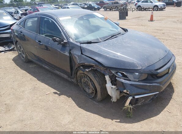 2HGFC2F62KH502002 2019 HONDA CIVIC Black Vista frontal