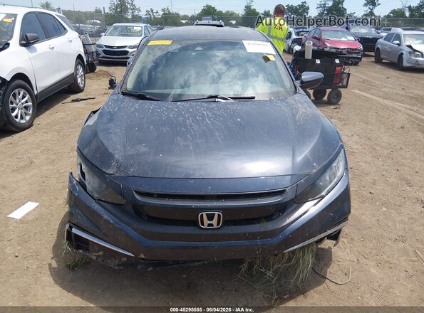 2HGFC2F62KH502002 2019 HONDA CIVIC Black Vista interior trasera