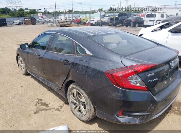 2HGFC2F62KH502002 2019 HONDA CIVIC Black Trasero izquierdo