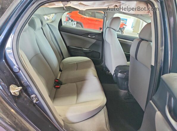 2HGFC2F62KH520595 2019 HONDA CIVIC Charcoal უკანა სავარძლების ხედი