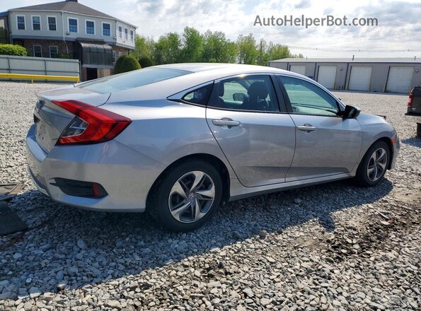 2HGFC2F62KH540989 2019 HONDA CIVIC Silver Rear right
