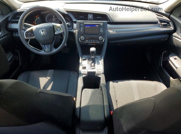 2HGFC2F62KH540989 2019 HONDA CIVIC Silver Dashboard view