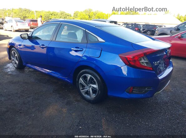 2HGFC2F62KH549420 2019 HONDA CIVIC Blue უკანა მარცხენა