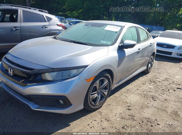 2HGFC2F62KH559879 2019 HONDA CIVIC Серый Передняя левая четверть