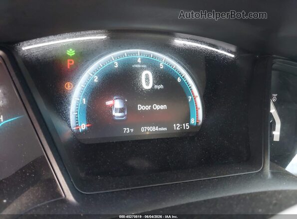 2HGFC2F62KH559879 2019 HONDA CIVIC Серый Вид задних сидений