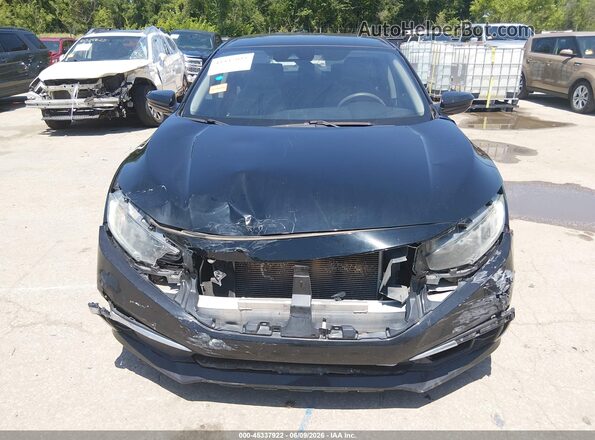 2HGFC2F62KH603217 2019 HONDA CIVIC Black Vista interior trasera