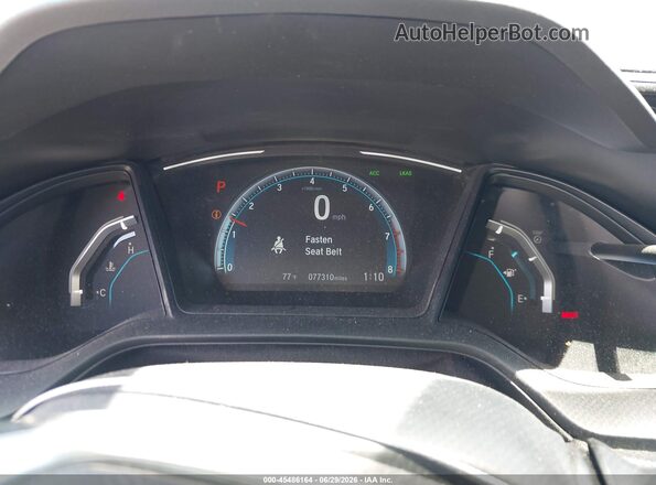 2HGFC2F62LH576778 2020 HONDA CIVIC Gray Vista de los asientos traseros