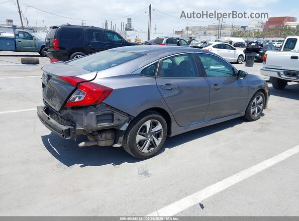 2HGFC2F62LH576778 2020 HONDA CIVIC Gray Trasero derecho