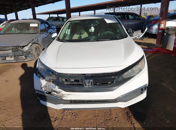 2HGFC2F62MH526500 2021 HONDA CIVIC White Rear interior view