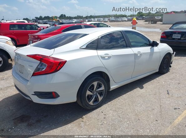 2HGFC2F62MH550683 2021 HONDA CIVIC White Trasero derecho