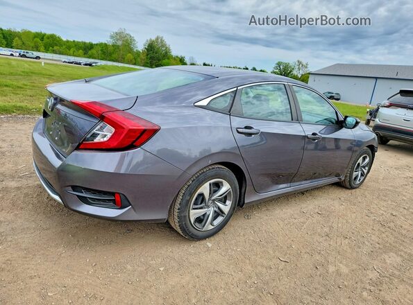2HGFC2F63KH526325 2019 HONDA CIVIC Серый Задняя правая четверть