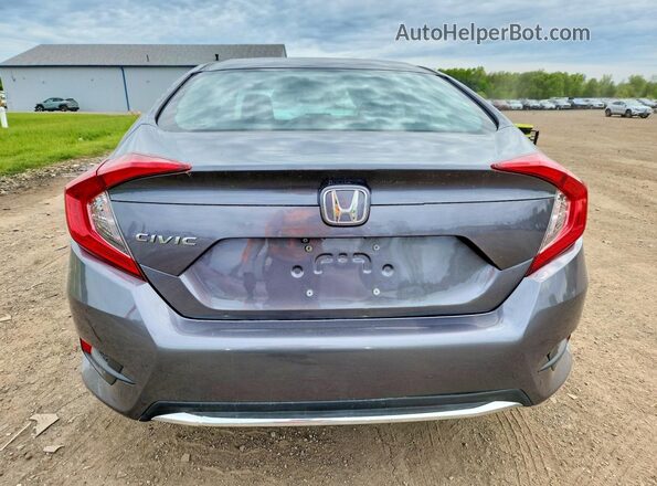 2HGFC2F63KH526325 2019 HONDA CIVIC Серый Вид сзади