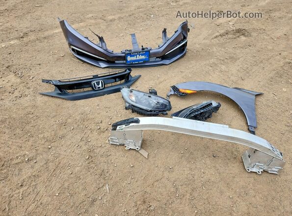 2HGFC2F63KH526325 2019 HONDA CIVIC Серый Вид подкапотного пространства