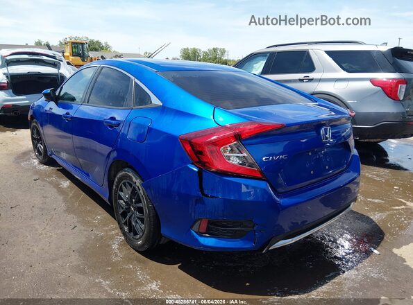 2HGFC2F63KH574472 2019 HONDA CIVIC Синий Задняя левая четверть