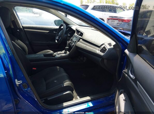 2HGFC2F63KH574472 2019 HONDA CIVIC Синий Вид салона спереди