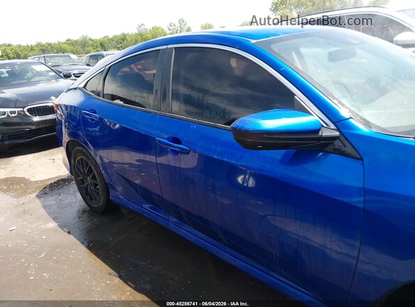 2HGFC2F63KH574472 2019 HONDA CIVIC Синий Вид задней части салона