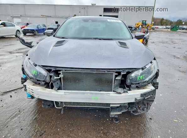 2HGFC2F63KH575654 2019 HONDA CIVIC Gray Vista frontal