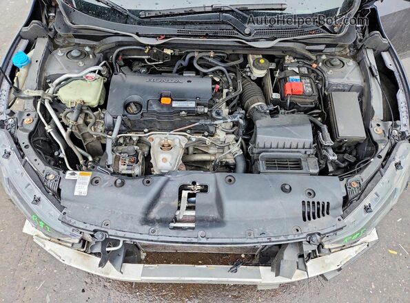 2HGFC2F63KH575654 2019 HONDA CIVIC Gray Vista interior trasera