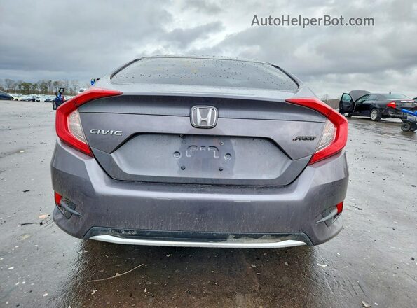 2HGFC2F63KH575654 2019 HONDA CIVIC Gray Vista trasera