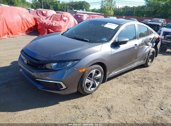 2HGFC2F63KH579669 2019 HONDA CIVIC Gray Front left