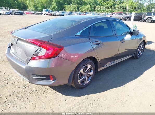 2HGFC2F63KH579669 2019 HONDA CIVIC Gray Rear right