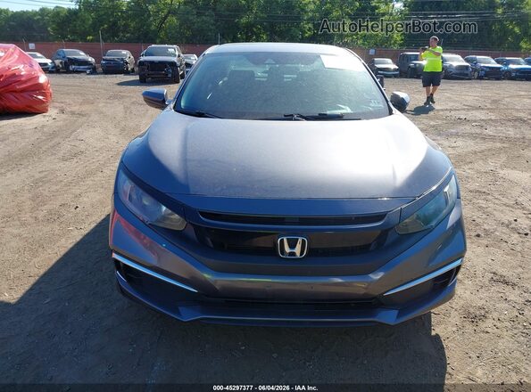 2HGFC2F63KH579669 2019 HONDA CIVIC Gray Instrument cluster view