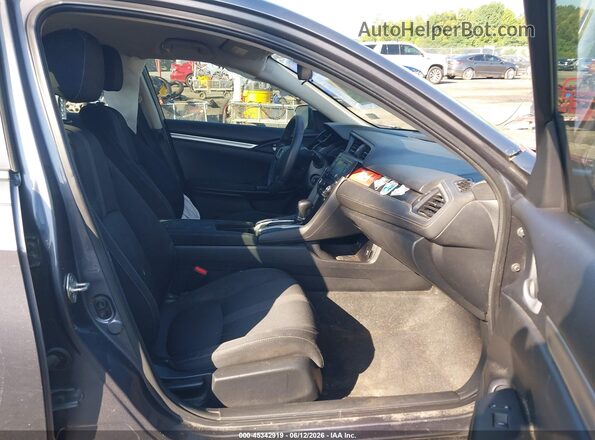 2HGFC2F63KH600536 2019 HONDA CIVIC Серый Вид салона спереди