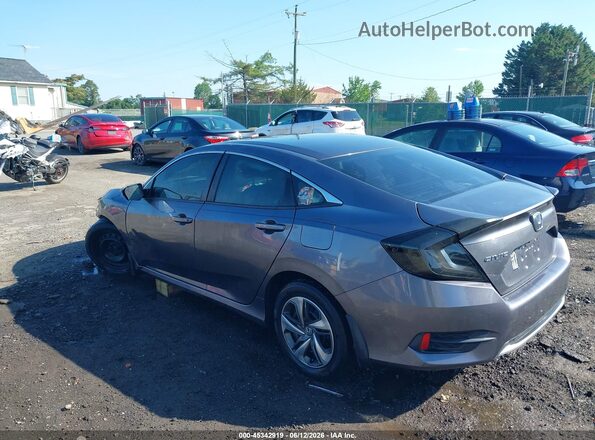 2HGFC2F63KH600536 2019 HONDA CIVIC Серый Задняя левая четверть