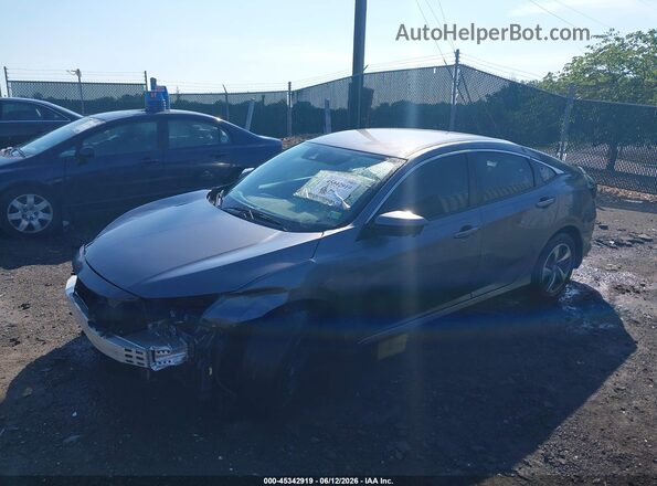 2HGFC2F63KH600536 2019 HONDA CIVIC Серый Передняя левая четверть