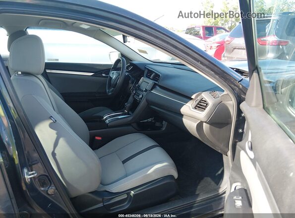 2HGFC2F63KH600830 2019 HONDA CIVIC Черный Вид салона спереди