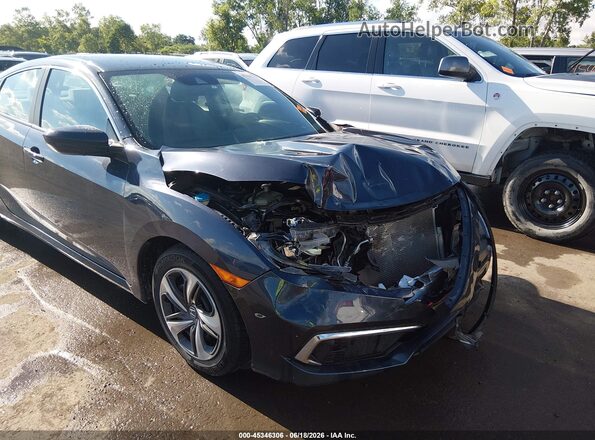 2HGFC2F63KH600830 2019 HONDA CIVIC Черный Вид спереди