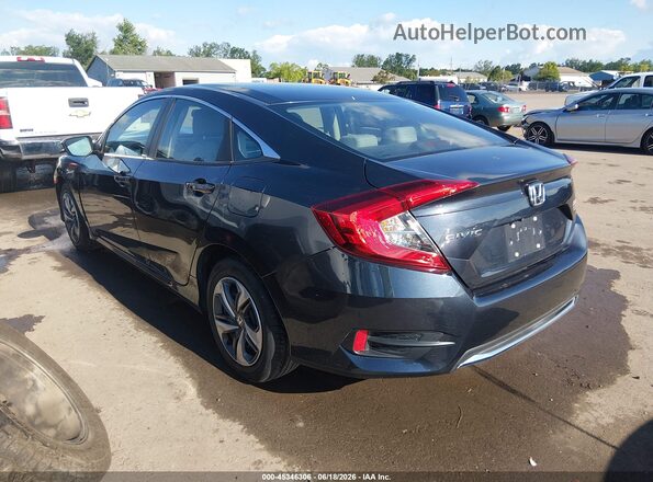 2HGFC2F63KH600830 2019 HONDA CIVIC Черный Задняя левая четверть