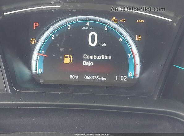 2HGFC2F63LH514029 2020 HONDA CIVIC Gray 