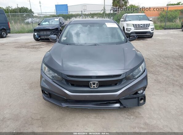 2HGFC2F63LH514029 2020 HONDA CIVIC Gray 