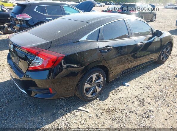 2HGFC2F63MH517921 2021 HONDA CIVIC Black უკანა მარჯვენა