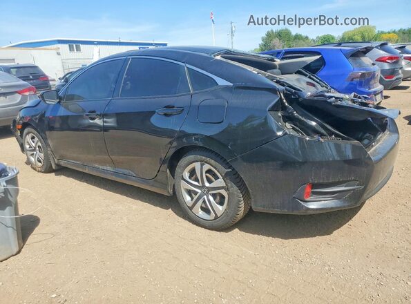 2HGFC2F64HH016932 2017 HONDA CIVIC Black Rear left