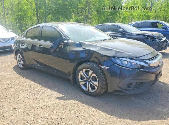 2HGFC2F64HH016932 2017 HONDA CIVIC Black Front right
